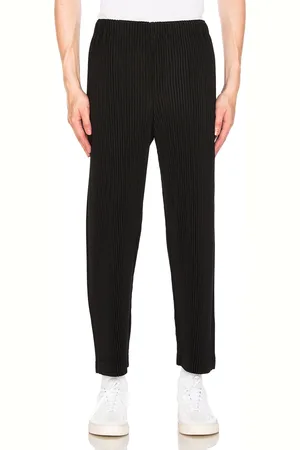 Issey Miyake Straight Leg Trousers in