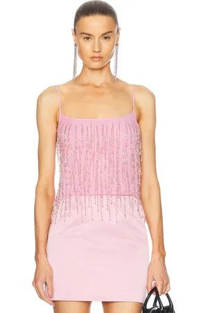 BLUMARINE Fringe Tank Top in