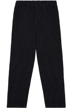 Issey Miyake Straight Leg Trousers in