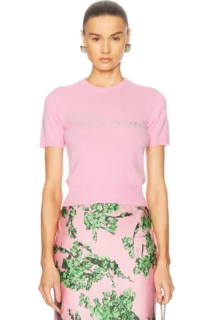 BLUMARINE Short Sleeve Top in