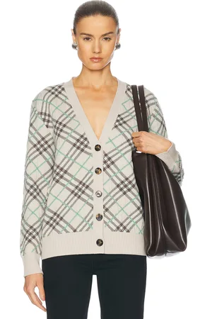 Burberry Long Sleeve Cardigan in