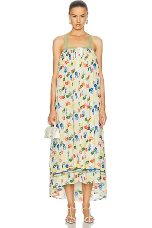 BODE Flower Stamp Dress in