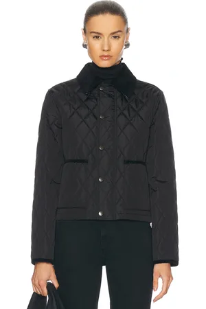 Burberry Cropped Quilted Jacket in