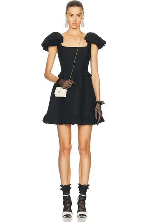 VALENTINO Crepe Couture Dress in