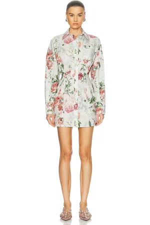 The Attico Long Sleeve Mini Dress in