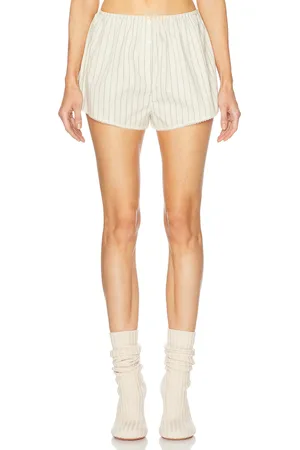 Helsa Pinstripe Poplin House Short in