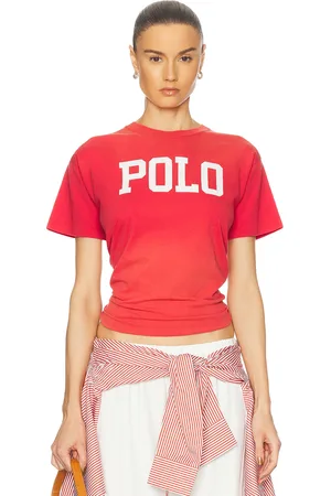 Ralph Lauren Logo Cotton Jersey Crewneck Tee in