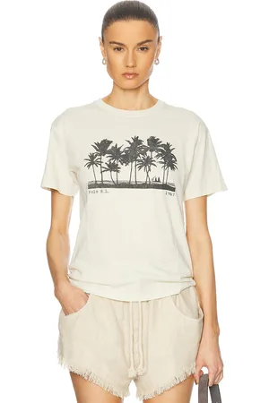 Ralph Lauren Shrunken Fit Jersey Graphic Tee in
