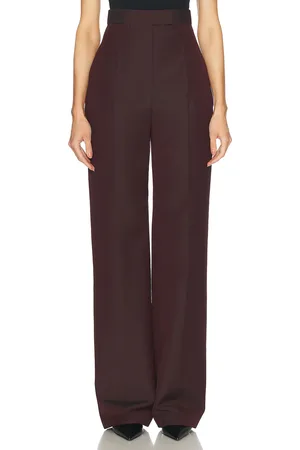 Alexander McQueen Wide Leg Trouser in