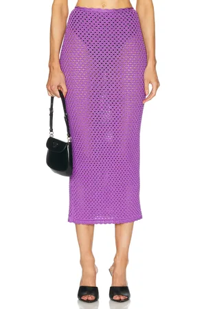 Dolce & Gabbana Crochet Midi Skirt in