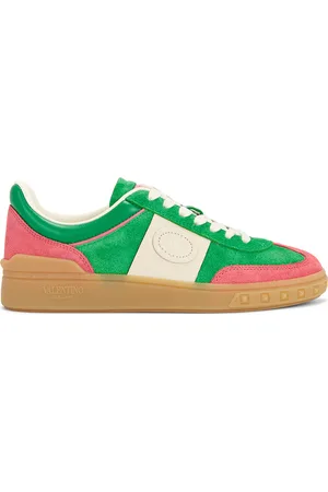 VALENTINO GARAVANI Up Village Sneaker in Sweet Pink Verde Sport & Glace