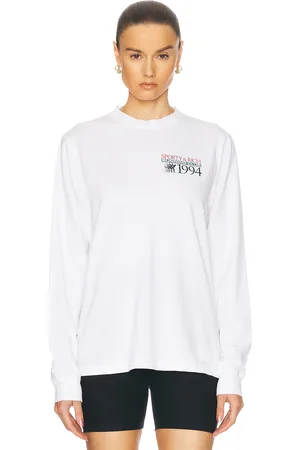 Sporty & Rich Finish Line Longsleeve Top in