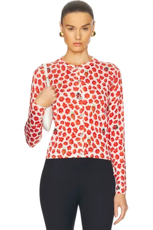 VERSACE Long Sleeve Cardigan in