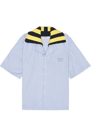 Charles Jeffrey Loverboy Hawaiian Shirt With Knit Collar in