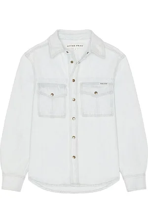 AFTER PRAY Safari Pocket Denim Shirket in