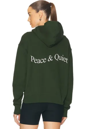 Museum of Peace and Quiet Wordmark Zip Up Hoodie in