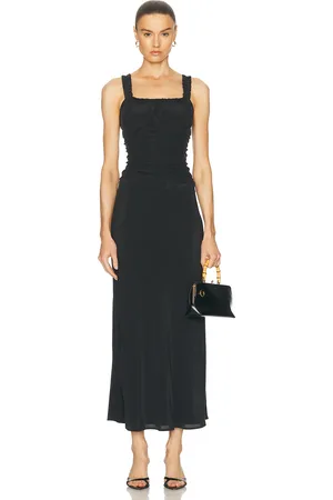 Staud Nic Silk Maxi Dress in