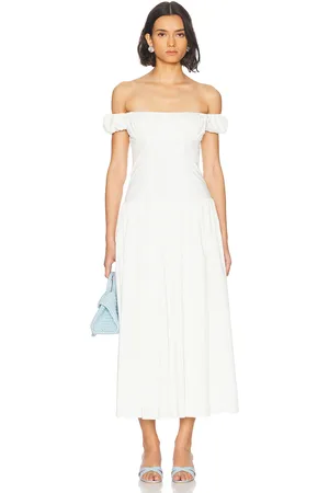 Caroline Constas Augusta Drop Waist Maxi Dress in