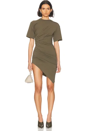 MUGLER Ruched Mini Dress in