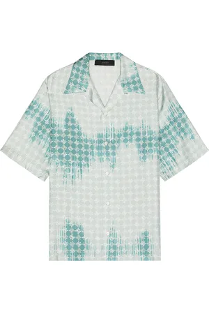 AMIRI MA Quad Bleached Camp Shirt in
