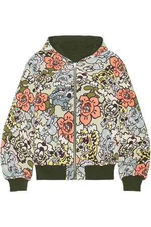 Kenzo X Verdy Collection Reversible Full Zip Hoodie in