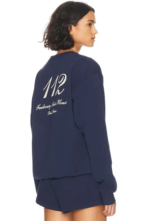 Sporty & Rich X Le Bristol Paris Faubourg Crewneck Sweatshirt in