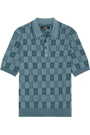 AMIRI Checkered Polo in