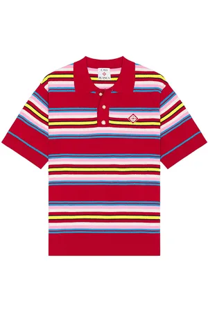 Casablanca Oversized Striped Polo in