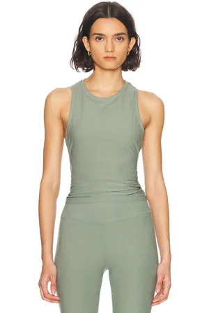 Beyond Yoga Featherweight Your Fit Shirred Tank Top in