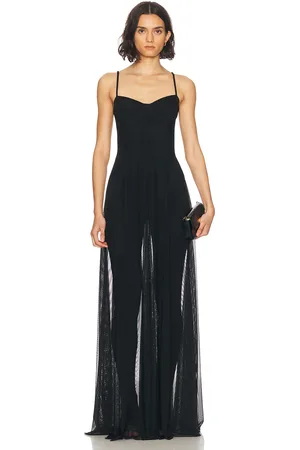 Norma Kamali Underwire Gown With Catsuit in