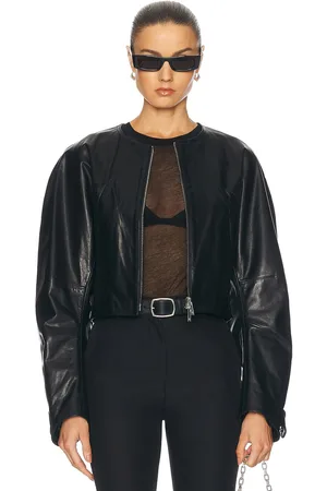 Helmut Lang Articulated Leather Jacket in