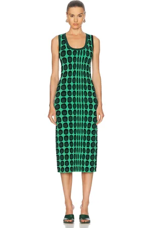 Christopher John Rogers Tank Midi Dress in