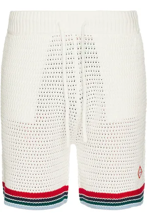 Casablanca Sporty Crochet Shorts in