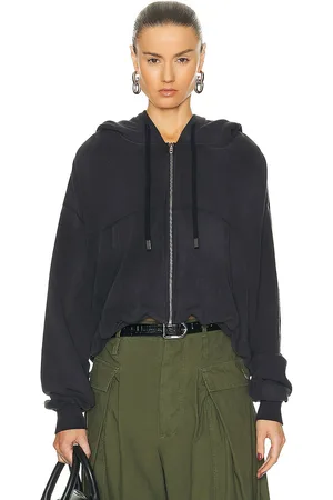 R13 Balloon Zip Up Hoodie in