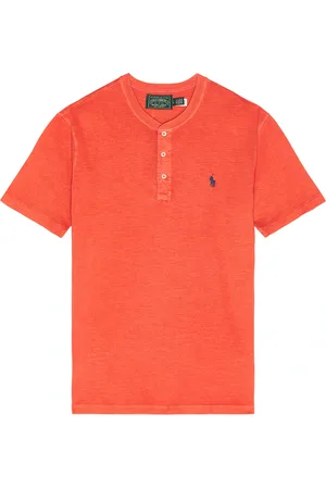 Ralph Lauren Short Sleeve Slub Jersey Henley T-Shirt in