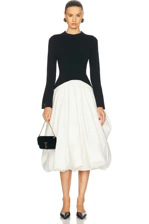 Simkhai Kenlie Mock Neck Midi Dress in
