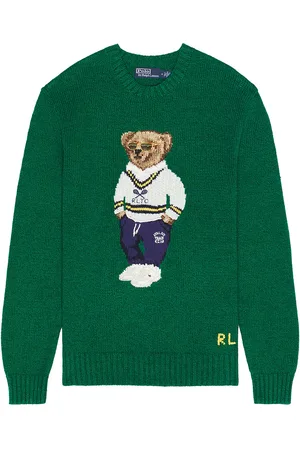 Ralph Lauren Heritage Icon Bear Crewneck Sweater in