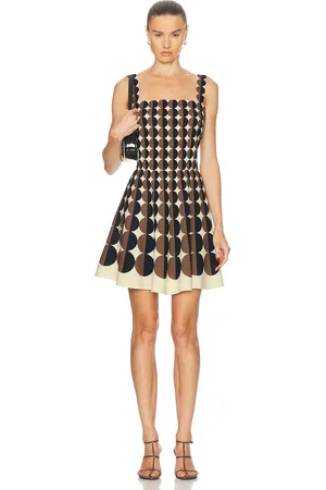 Oscar de la Renta Wool Mini Dress in