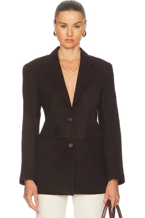 Dagmar Slim Suede Blazer in