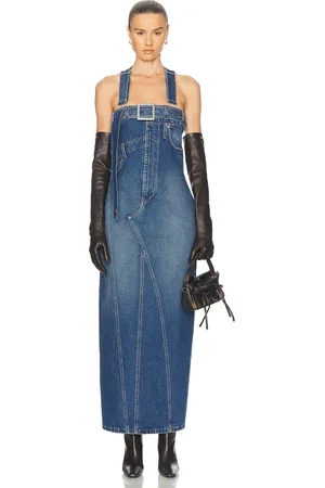 Jean Paul Gaultier Overall Detail Denim Dress in