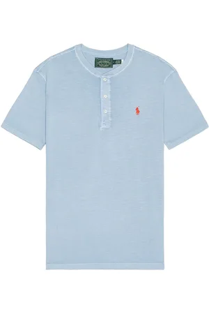Ralph Lauren Short Sleeve Slub Jersey Henley T-Shirt in