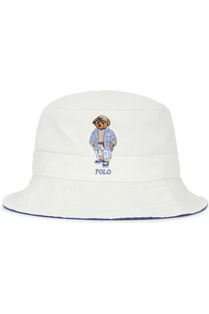 Ralph Lauren Chino Loft Bear Bucket Hat in
