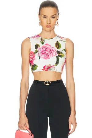 Dolce & Gabbana Sleeveless Cropped Top in