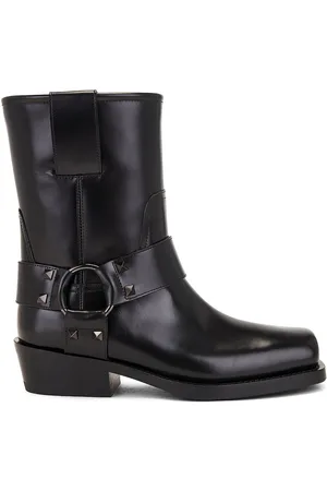 VALENTINO GARAVANI Rockstud Biker Boot in