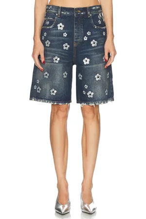 Marc Jacobs Sequin Daisy Wide Leg Short in