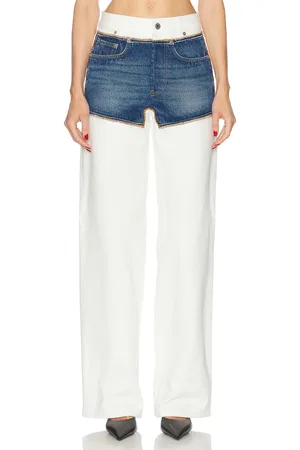 Jean Paul Gaultier Petit Grand Wide Leg Jeans in