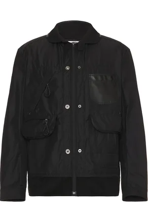 JUNYA WATANABE Oxford And Polyester Matte Cloth Bagjack Jacket in