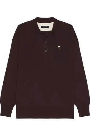 UNDERCOVER Long Sleeve Polo Shirt in