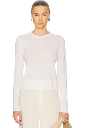 Guest In Residence Shrunken Crew Cashmere Sweater in