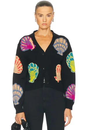 THE ELDER STATESMAN Shell Cardigan in